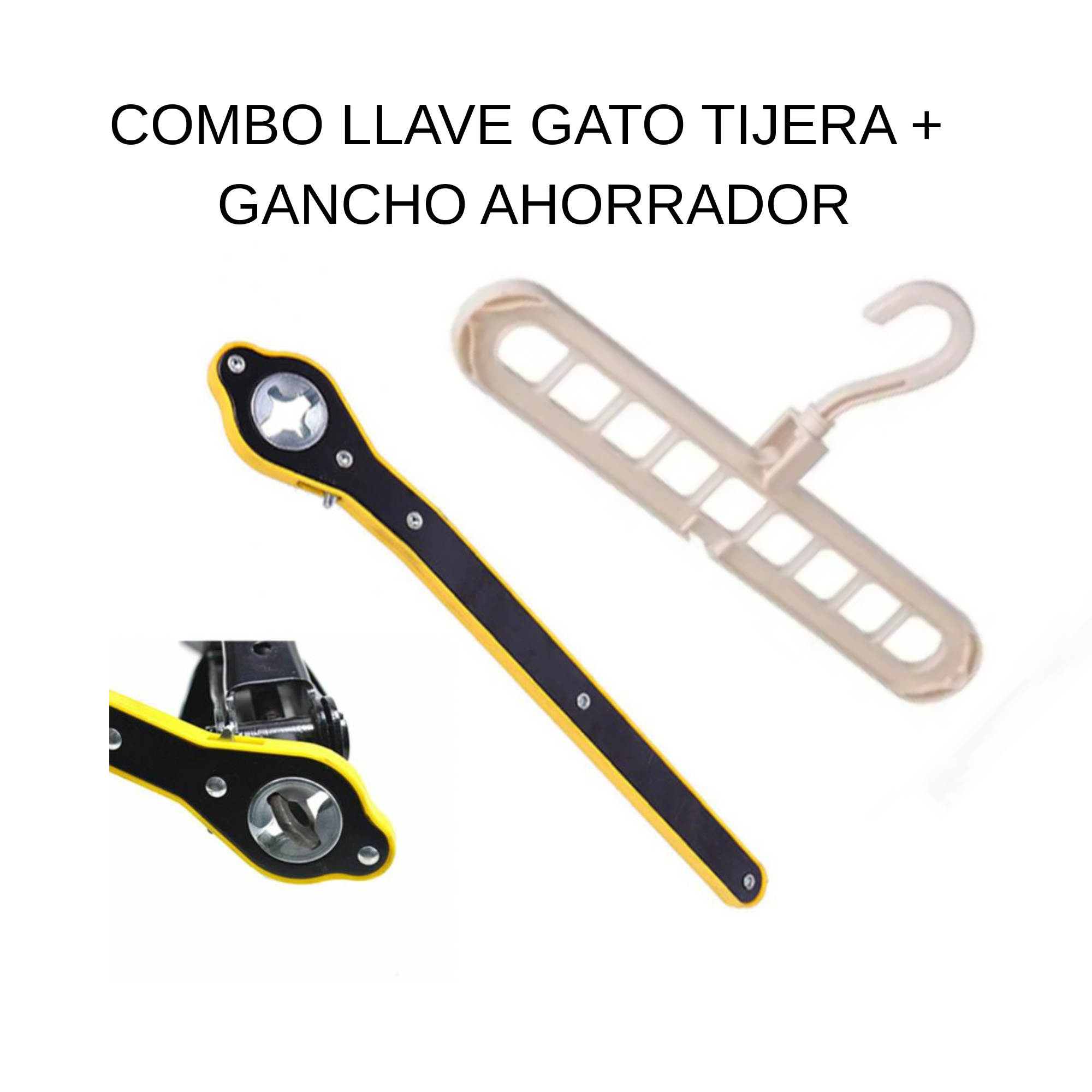 SET DE LLAVES PARA LLANTAS Y GANCHO DE